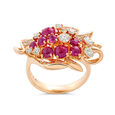 Ruby Blossom Ring,,hi-res image number null