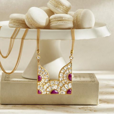 Vermillion skies Necklace
