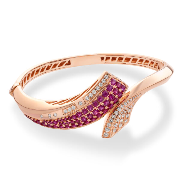 Scarlet Symphony Bangle