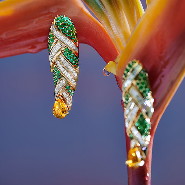 Heliconia Earrings,,hi-res image number null