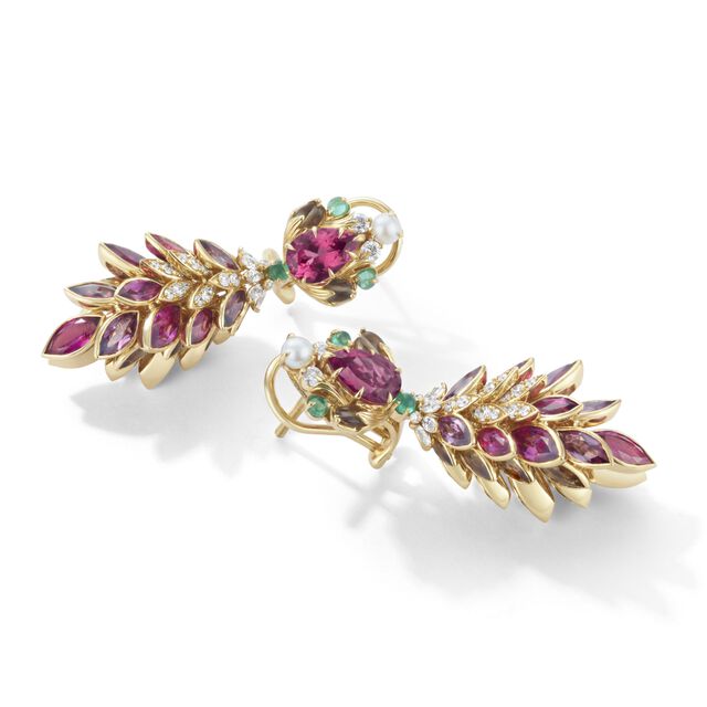 Crimson Heart​ Earrings,,hi-res image number null