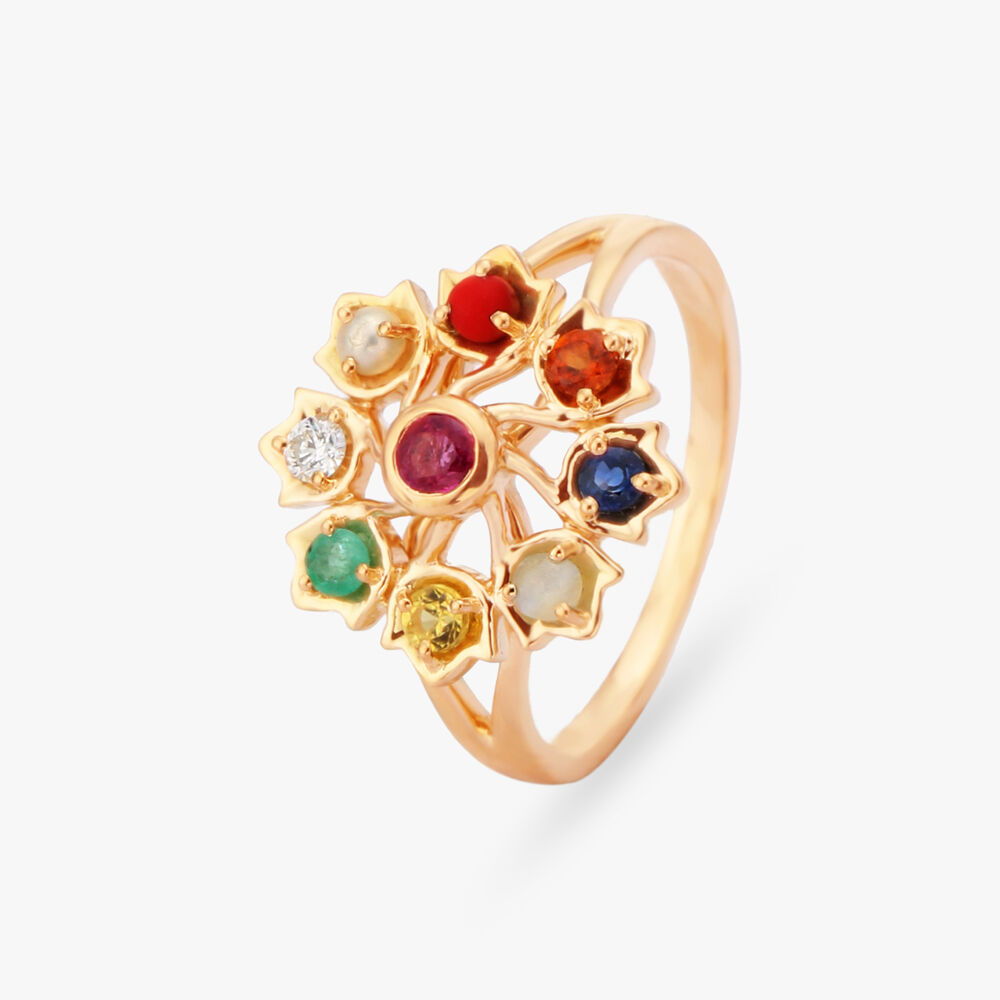 Navratna ring tanishq shop