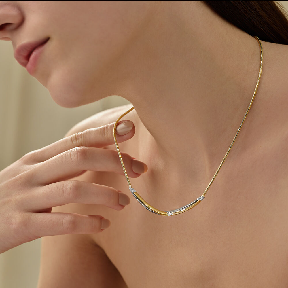 My Embrace necklace, 1 Diamond | Zoya A TATA Product