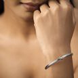 My Embrace Platinum Bangle Mini, 1 Diamond​,,hi-res image number null