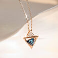 Serene Heart Beat Deep Topaz Pendant,,hi-res image number null