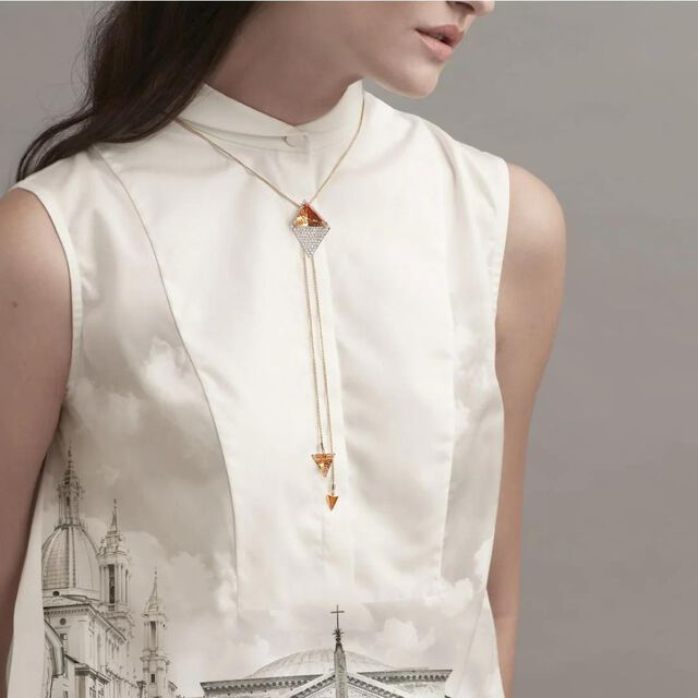 Pantheon Citrine Lariat Necklace,,hi-res image number null