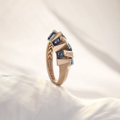 Solace Deep Topaz Ring