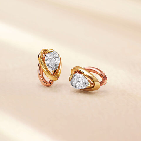 My Embrace Earrings, 1 diamond
