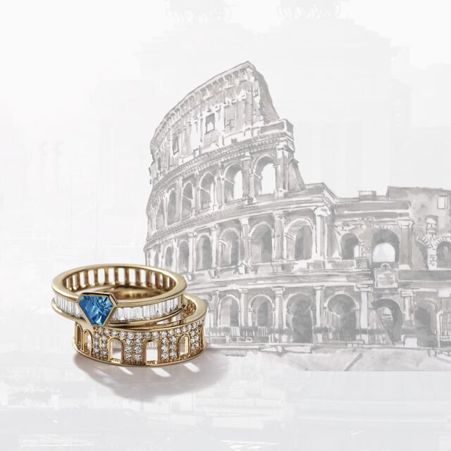 Colosseum Blue Topaz Ring,,hi-res image number null