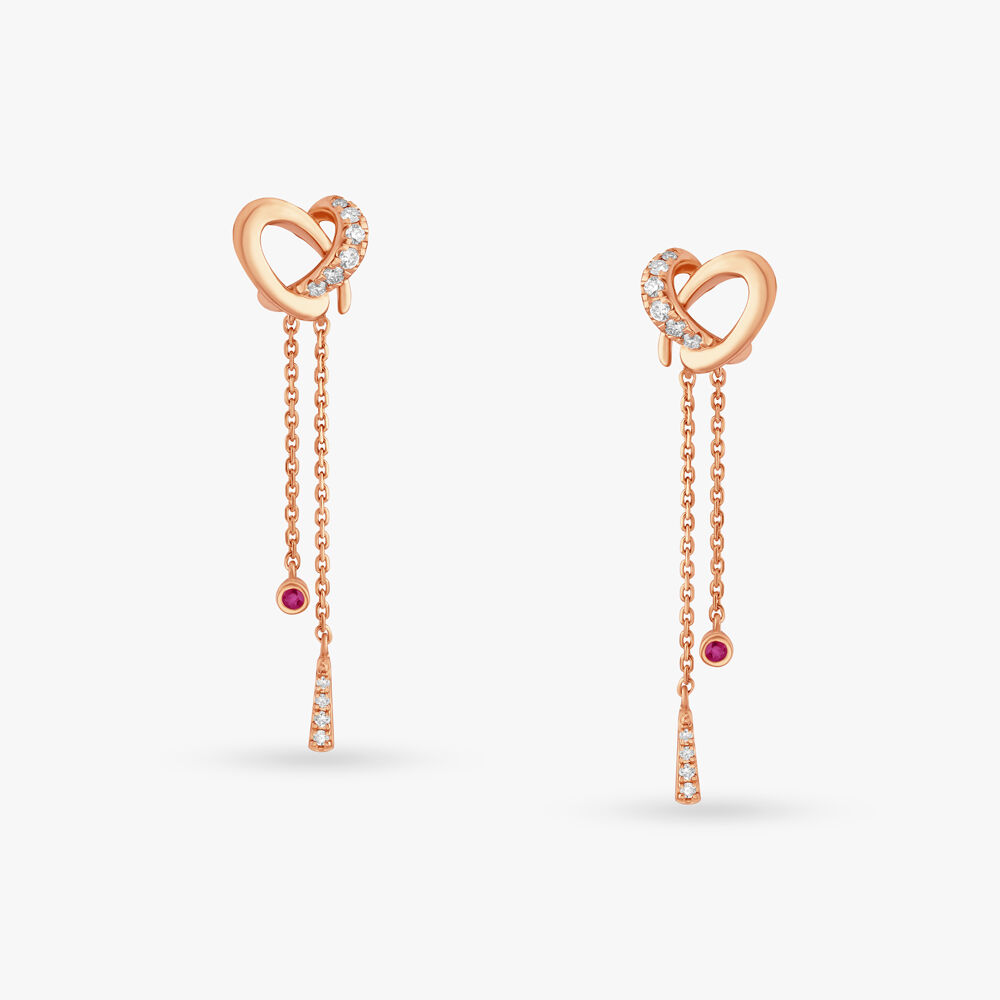 Timeless Elegance Diamond Drop Earrings