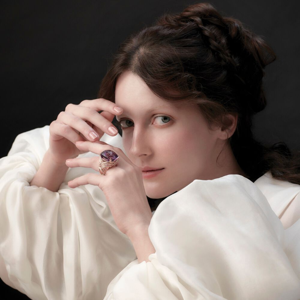 Etched in Cream Ring | Zoya A TATA Product