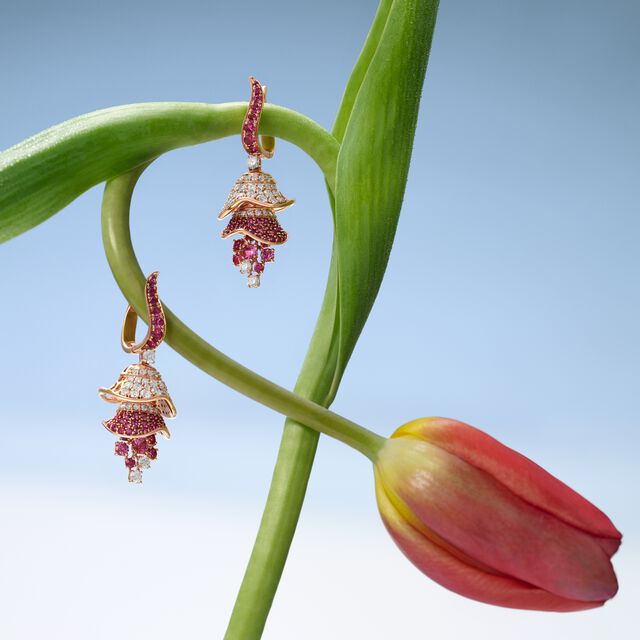 Scarlet Breeze Jhumkis,,hi-res image number null
