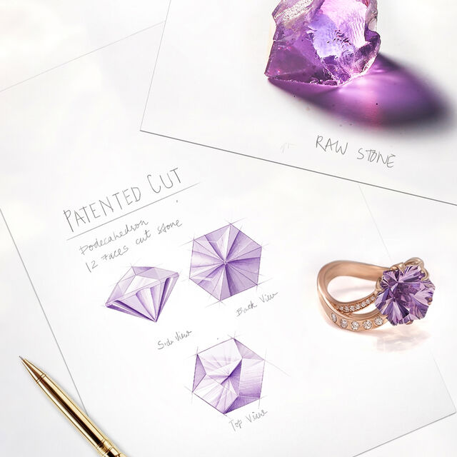 The Purple Prism Ring,,hi-res image number null