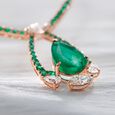 Emerald Riversong Necklace,,hi-res image number null