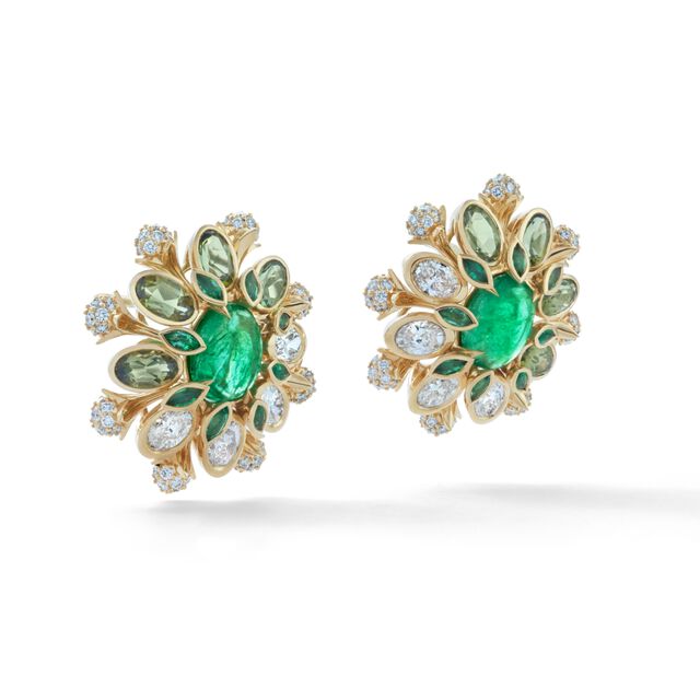 Emerald Reverie Earrings,,hi-res image number null