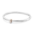 My Embrace Platinum Bangle Mini, 1 Diamond,,hi-res image number null